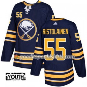 Buffalo Sabres Rasmus Ristolainen 55 Adidas 2017-2018 Navy Blauw Authentic Shirt - Kinderen